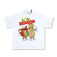White tis' the season mexican food Urban Heavy Tee - MaliasSmallBusiness