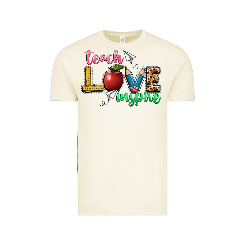 Teach Love Inspire Vintage Tee by NancyCooperArtShop | Teevron