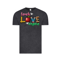 Vintage Black teach love inspire Vintage Tee - NancyCooperArtShop