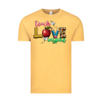 Vintage Mustard teach love inspire Vintage Tee - NancyCooperArtShop
