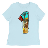 Baby Blue farm life alphabet numbers 1 Ladies Tee - BundleAndBundleShop