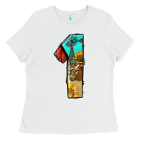 White farm life alphabet numbers 1 Ladies Tee - BundleAndBundleShop