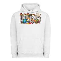 Pigment Lunar Rock My Daddy is my Hero Teacher Urban Hoodie - CowhideDigitalArt