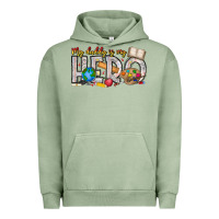 Pigment Oil Green My Daddy is my Hero Teacher Urban Hoodie - CowhideDigitalArt