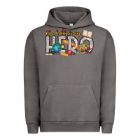 Pigment Tornado My Daddy is my Hero Teacher Urban Hoodie - CowhideDigitalArt