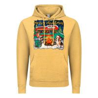 Merry Christmas With Camper Van Vintage Hoodie | Teevron