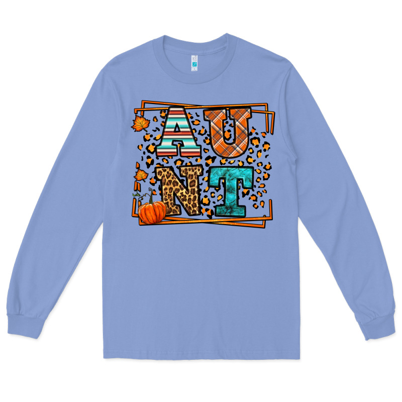 Fall Autumn Leopard Aunt Long Sleeve Tee by LillyAllenDesigns | Teevron