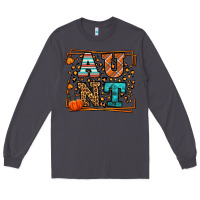 Smoke Fall Autumn Leopard Aunt Long Sleeve Tee - LillyAllenDesigns