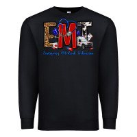 Black emt emergency medical technician Premium Sweatshirt - OliviaCreatesArt