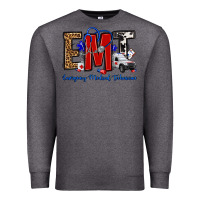Charcoal Heather emt emergency medical technician Premium Sweatshirt - OliviaCreatesArt