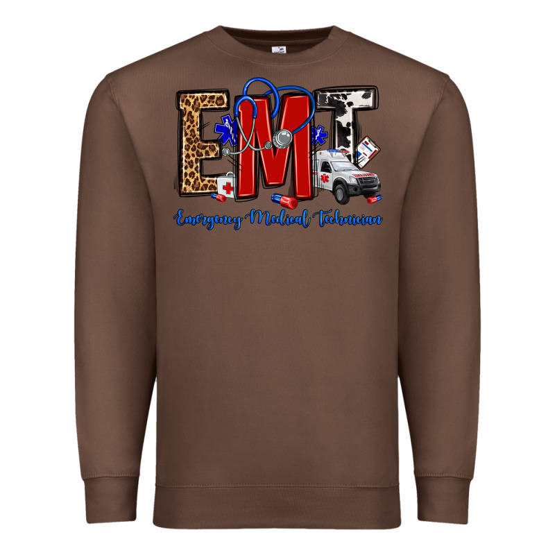 Emt Emergency Medical Technician Premium Sweatshirt by OliviaCreatesArt | Teevron