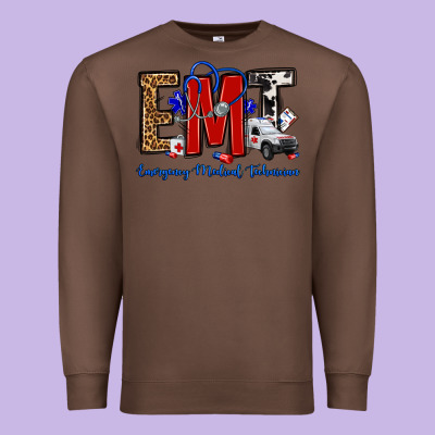 Emt Emergency Medical Technician Premium Sweatshirt Designed By Oliviacreatesart