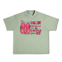 Oil Green crocin' around the christmas tree Urban Heavy Tee - MaliasSmallBusiness