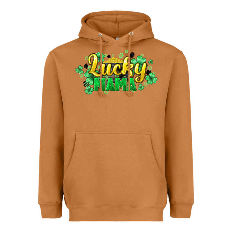 Lucky Mama St Patricks Heavyweight Hoodie by HowdyJamesFarm | Teevron