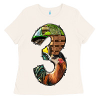 Bone farm life alphabet numbers 3 Ladies Tee - BundleAndBundleShop