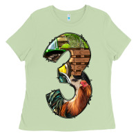 Matcha farm life alphabet numbers 3 Ladies Tee - BundleAndBundleShop
