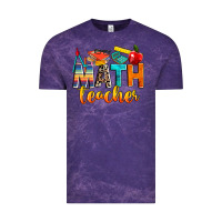 Cloud Purple math teacher Vintage Tee - NancyCooperArtShop