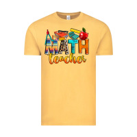 Vintage Mustard math teacher Vintage Tee - NancyCooperArtShop