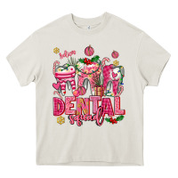 Cream pink christmas teeth dental squad Heavy Core Tee - AdoDesignShop