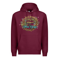 Burgundy Crown of thorns Easter Day Premium Hoodie - HowdyJamesFarm
