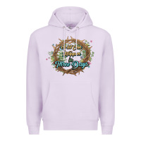 Lilac Crown of thorns Easter Day Premium Hoodie - HowdyJamesFarm