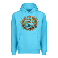 Ocean Blue Crown of thorns Easter Day Premium Hoodie - HowdyJamesFarm