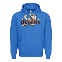 True Royal Meowica cat 4th of july Zipper Hoodie - HowdyJamesFarm