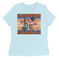 Baby Blue western usa soldier love tumbler Ladies Tee - Artiststas