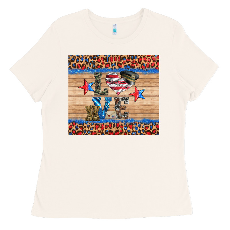 Western Usa Soldier Love Tumbler Ladies Tee by Artiststas | Teevron