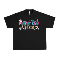 Black patient care tech Urban Heavy Tee - MaliasSmallBusiness