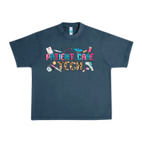 Midnight Navy patient care tech Urban Heavy Tee - MaliasSmallBusiness
