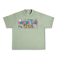 Oil Green patient care tech Urban Heavy Tee - MaliasSmallBusiness