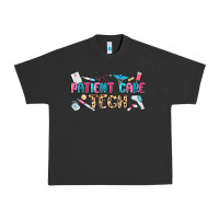 Pigment Black patient care tech Urban Heavy Tee - MaliasSmallBusiness