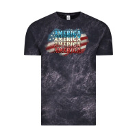 Cloud Black America america Vintage Tee - NancyCooperArtShop