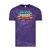 Cloud Purple America america Vintage Tee - NancyCooperArtShop