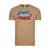 Vintage Coffee America america Vintage Tee - NancyCooperArtShop