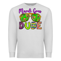 Dove Grey mardi gras dude olivia Premium Sweatshirt - OliviaCreatesArt