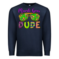Navy mardi gras dude olivia Premium Sweatshirt - OliviaCreatesArt
