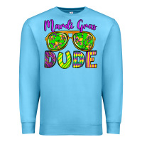 Ocean Blue mardi gras dude olivia Premium Sweatshirt - OliviaCreatesArt