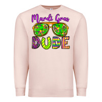 Pale Pink mardi gras dude olivia Premium Sweatshirt - OliviaCreatesArt