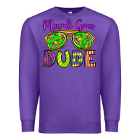 Purple mardi gras dude olivia Premium Sweatshirt - OliviaCreatesArt