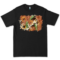 Black horseshoe cowhide cactus background Premium Tee - AdoDesignShop