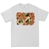 Dove Grey horseshoe cowhide cactus background Premium Tee - AdoDesignShop