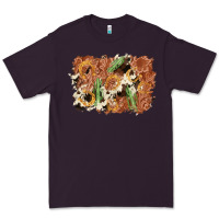 Plum horseshoe cowhide cactus background Premium Tee - AdoDesignShop