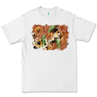 White horseshoe cowhide cactus background Premium Tee - AdoDesignShop