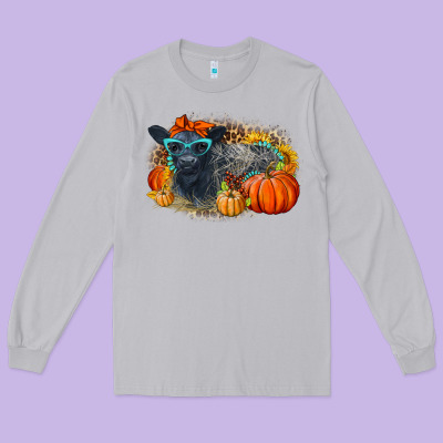 Fall Autumn Baby Calf Long Sleeve Tee Designed By Lillyallendesigns