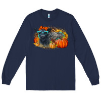Navy Fall Autumn Baby Calf Long Sleeve Tee - LillyAllenDesigns