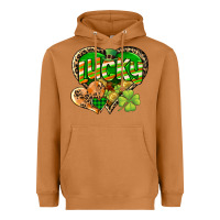 Lucky Heart St. Patrick's Day Heavyweight Hoodie | Teevron