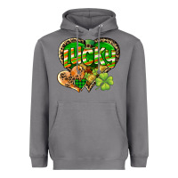 Storm Lucky heart St. Patrick's Day Heavyweight Hoodie - CowGirlArtShop