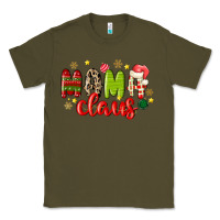 Army Green mama claus Classic Tee - MaliasSmallBusiness